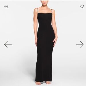 Skims Long Slip Dress